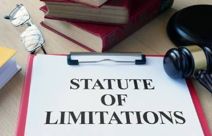 Statute of limitations SOL is shown using a text as business and legal concept